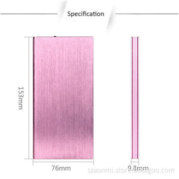 6000mAh Slim Portable Power Bank with Dual Output (AM-PB44)